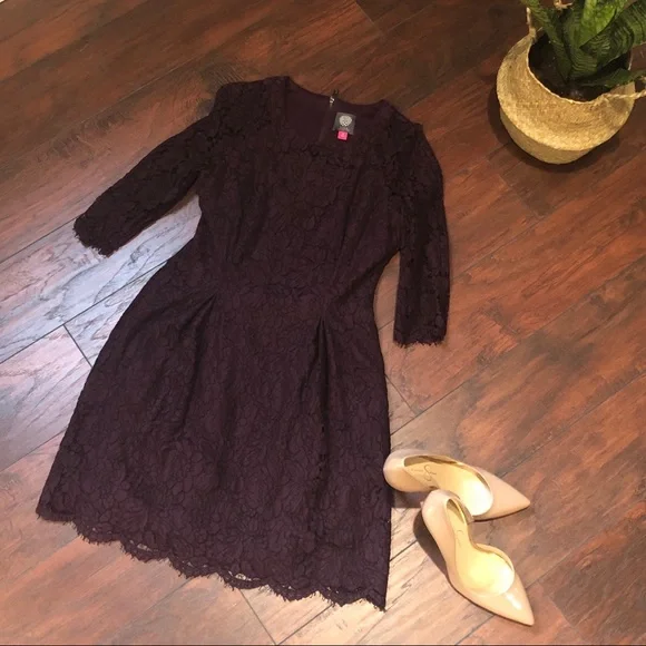 knee length dresses for ladies The Carolena Set in Lavender Fog Lace 14 / Lavender Fog Lace main image 1
